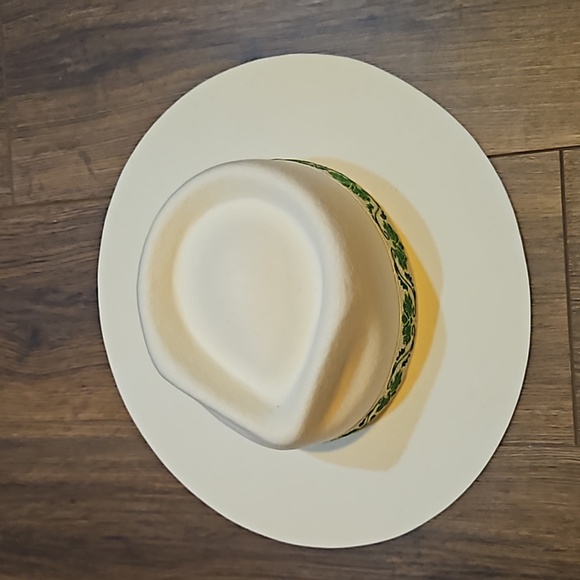 LACK OF COLOR IVY BEVERLY FEDORA HAT WHITE SIZE 55CM (S) - Picture 12 of 17